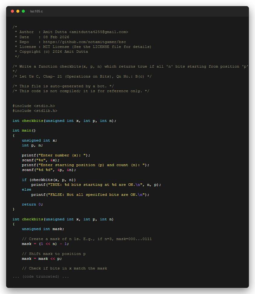 Write a function checkbits(x, p, n) which returns true if all 'n' bits starting from position 'p' are turned on.
